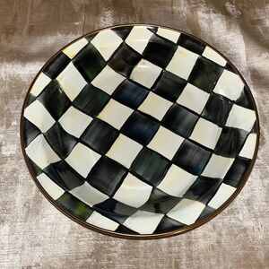 MacKenzie Childs Courtly Check Pie Plate - NEW!